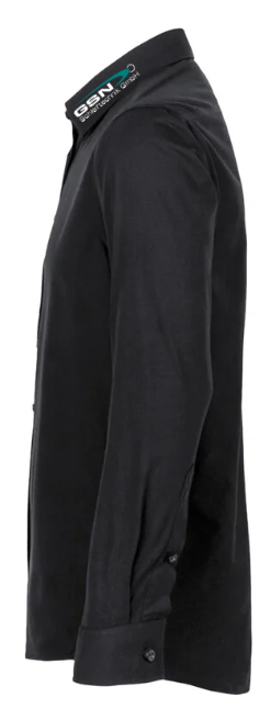 Hakro Hemd Mikralinar Comfort, Schwarz 123