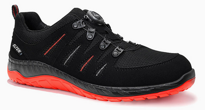 Sicherheitshalbschuh "Maddox Boa" black-red Low ESD S3