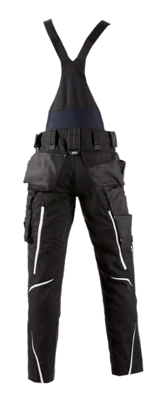 Engelbert Strauss Latzhose motion Schwarz/Platin 65566