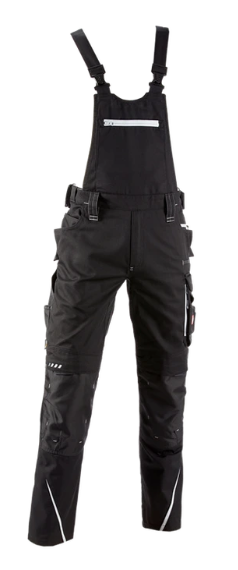 Engelbert Strauss Latzhose motion Schwarz/Platin 65566