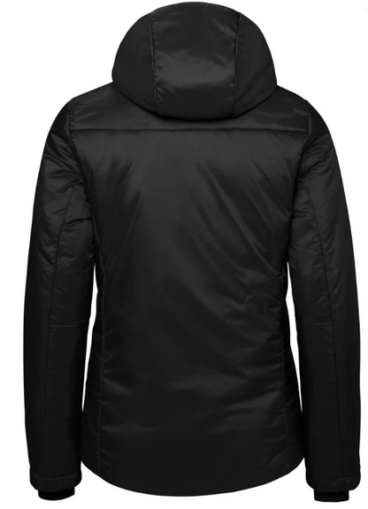 Hakro Kapuzen-Thermo-Loftjacke Damen, Schwarz
