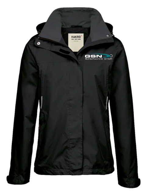 Hakro Regenjacke Damen, Schwarz