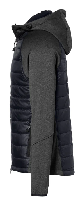 Hakro Kapuzen-Hybridjacke Herren, tinte