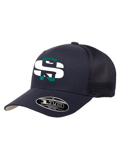 Flexfit 110MT Mesh Trucker Cap Unisex, Navy