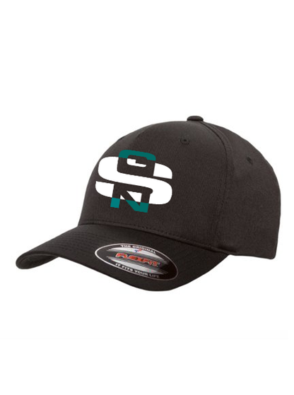 Flexfit Classic 5 Panel Baseball Cap Unisex, Schwarz