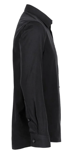 Hakro Hemd Mikralinar Comfort, Schwarz 123