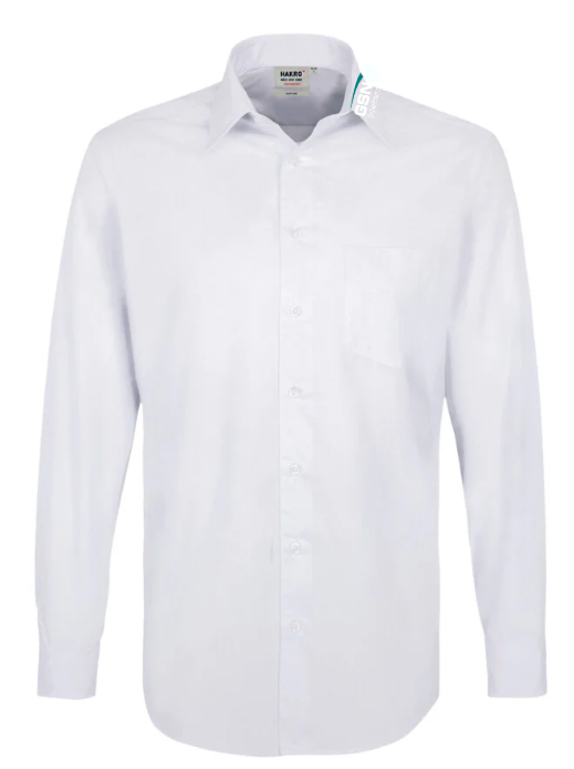 Hakro Hemd Mikralinar Comfort, Weiß 123
