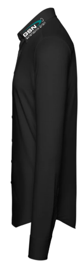 Hakro Hemd Natural Stretch Regular, Schwarz 130