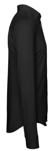 Hakro Hemd Natural Stretch Regular, Schwarz 130