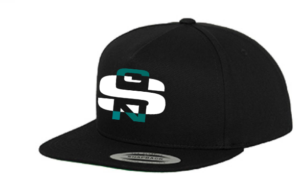 Classic 5 Panel Snapback Flexfit, Schwarz
